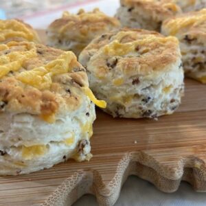 Sausage and Cheese Please Biscuits (1/2 dozen)